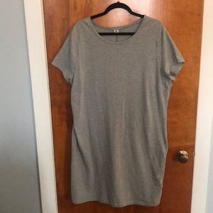 Grey tshirt dress